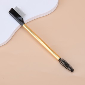 Eyelash Comb Manufacturer - Gold Mascara Multi-Metal Teeth Separator