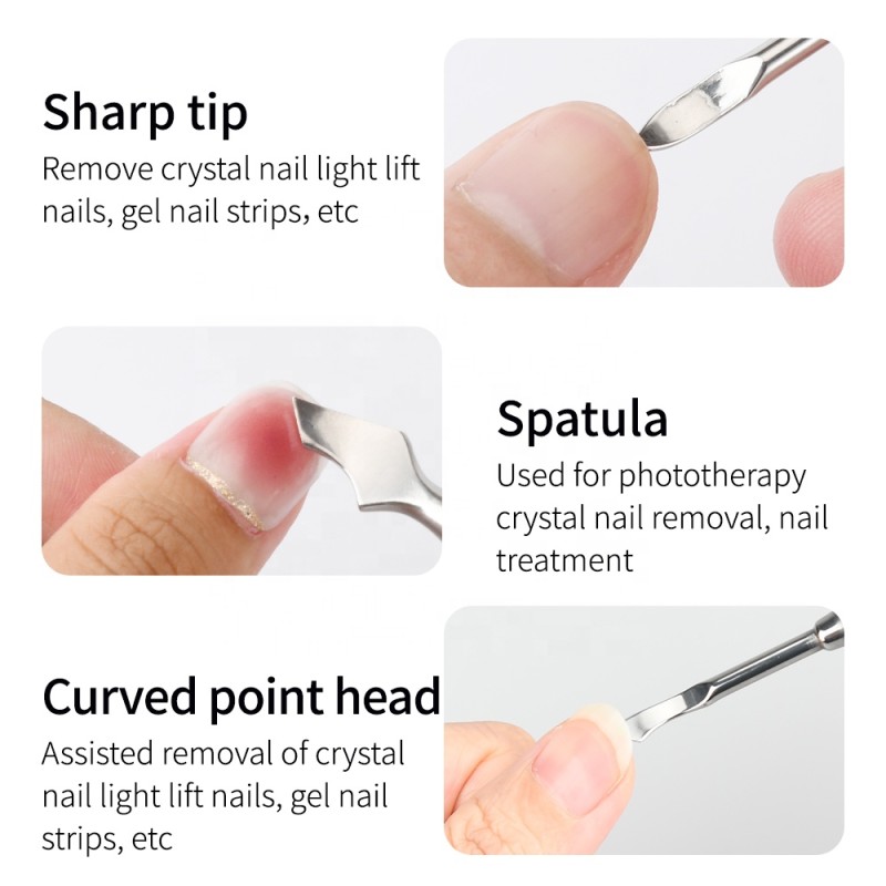 Nail Art Tool Manufacturer - 2024 New Arrivals Rainbow Pusher