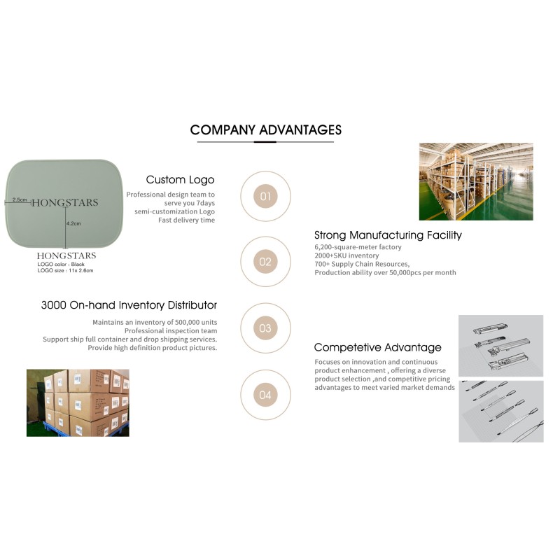 Eyebrow Tweezers Factory - Factory Price 4PCS with Leather Case