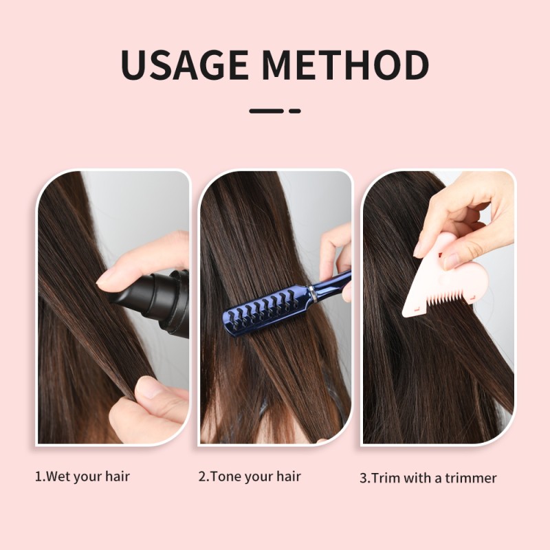 Hair Cutting Razor Manufacturer - Heart-Shaped Stainless Steel Comb