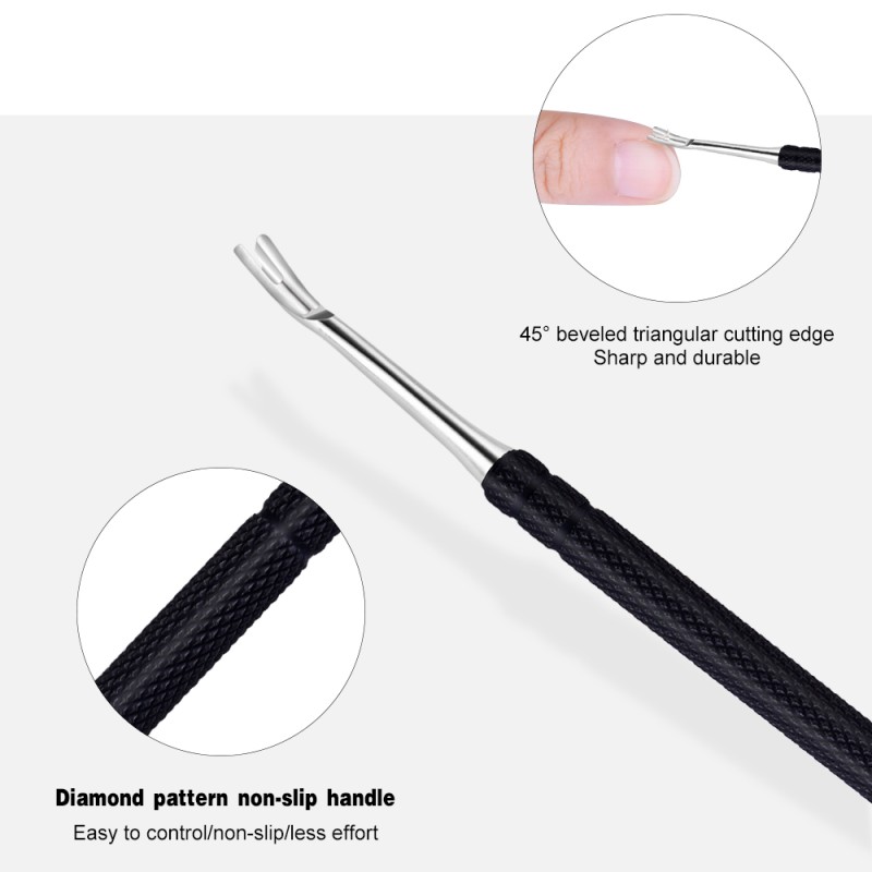 Cuticle Pusher Factory - Professional Dual-End Black Remover
