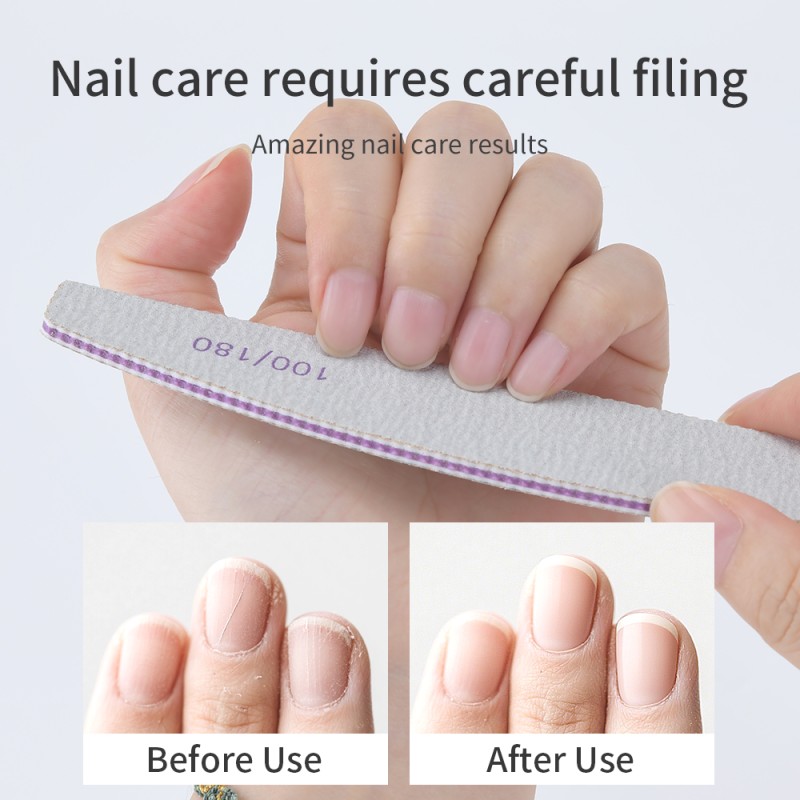 Nail File Manufacturer - Custom Logo Curved Zebra Emery Boards