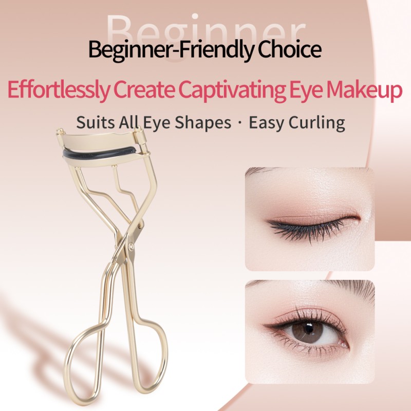 Eyelash Curler Supplier - Metal Custom Gold Plate Quality Steel
