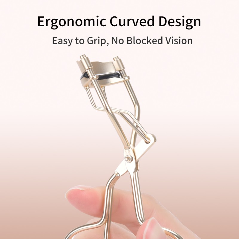 Eyelash Curler Supplier - Metal Custom Gold Plate Quality Steel