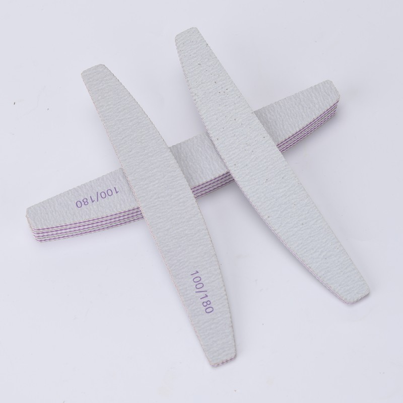 Nail File Manufacturer - Custom Logo Curved Zebra Emery Boards