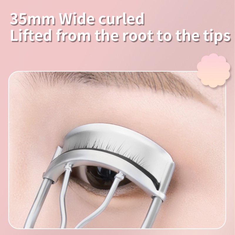 Eyelash Curler Manufacturer - Matte Silver Private Label Instant