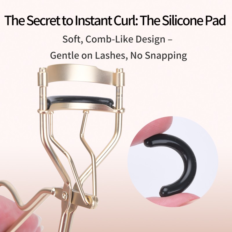 Eyelash Curler Supplier - Metal Custom Gold Plate Quality Steel