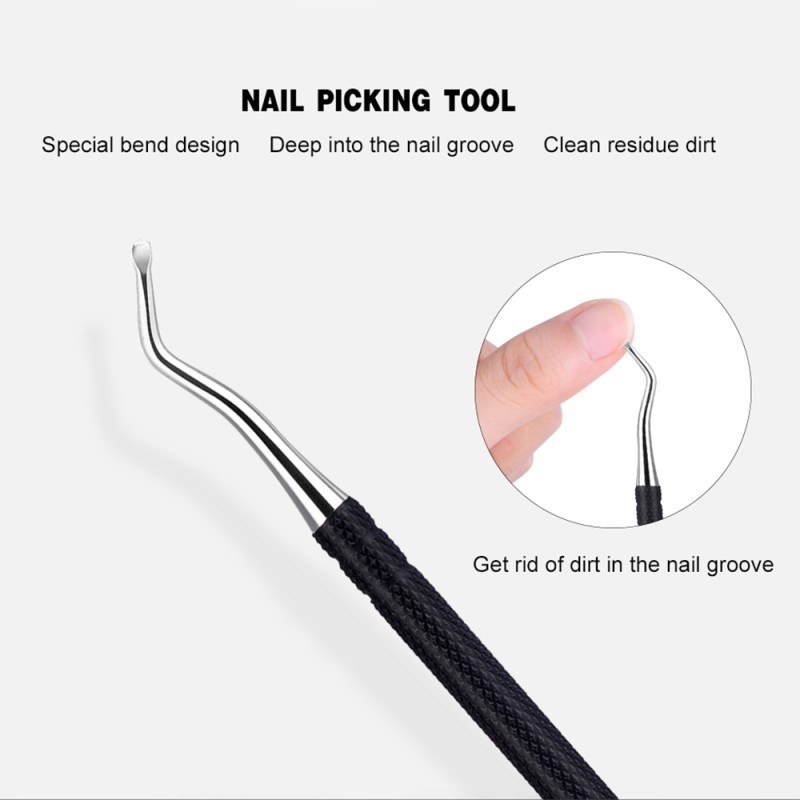 Cuticle Pusher Factory - Professional Dual-End Black Remover