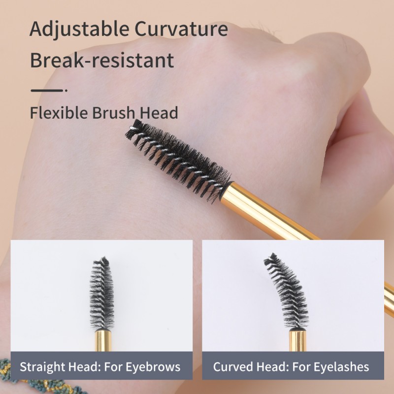 Eyelash Comb Manufacturer - Gold Mascara Multi-Metal Teeth Separator
