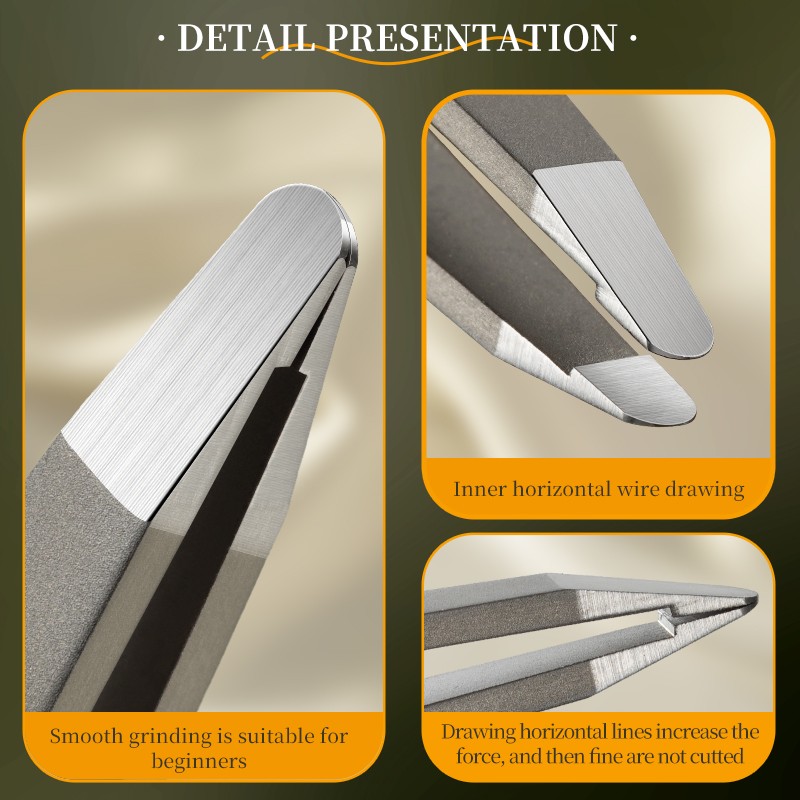 Slanted Tweezers Factory - Ultra Slim Professional Stainless Steel