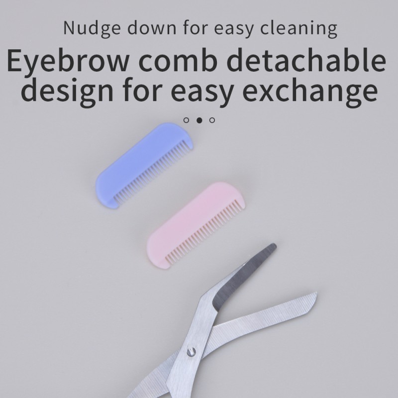 Makeup Scissors Supplier - Beautiful Wings Handle With Comb