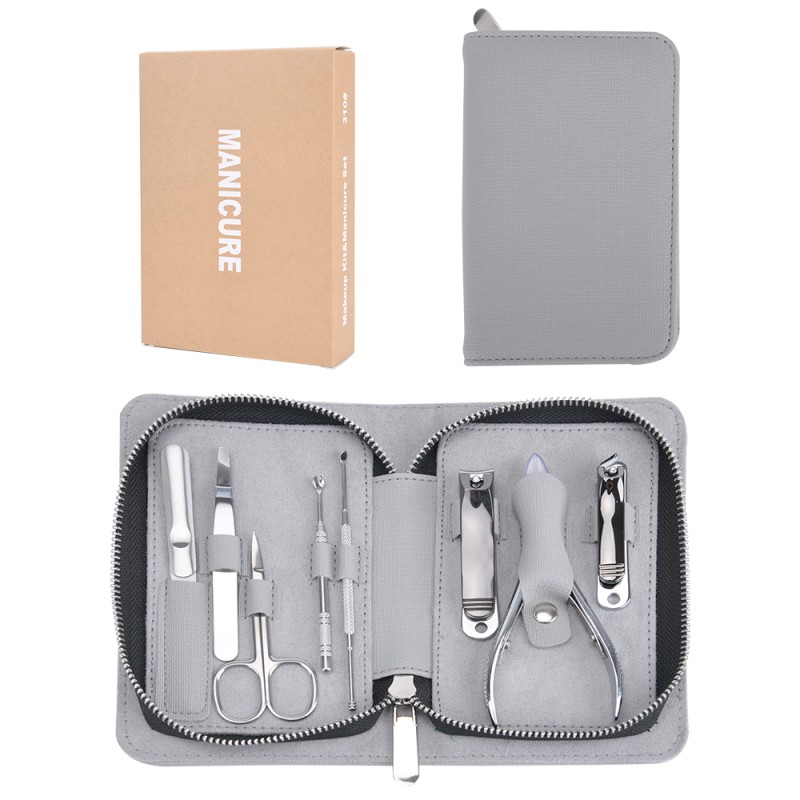 Manicure Set Factory - 8-Piece Customizable Logo Box Packing