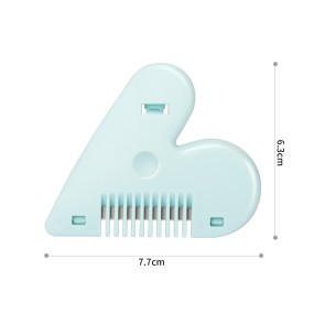 Hair Cutting Razor Manufacturer - Heart-Shaped Stainless Steel Comb