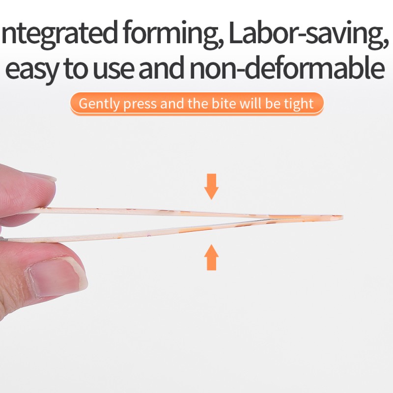 Eyebrow Tweezers Manufacturer - Maple Leaf Printing 4pcs Set