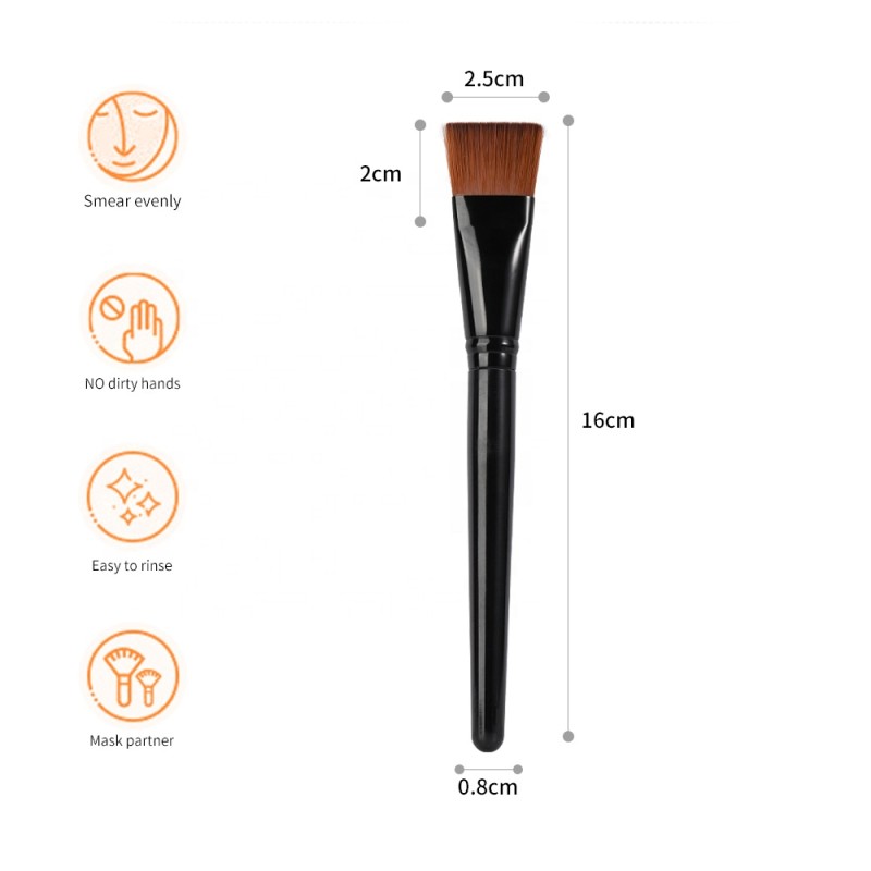 Face Mask Brush Supplier - New Vegan Soft Bristles Mineral