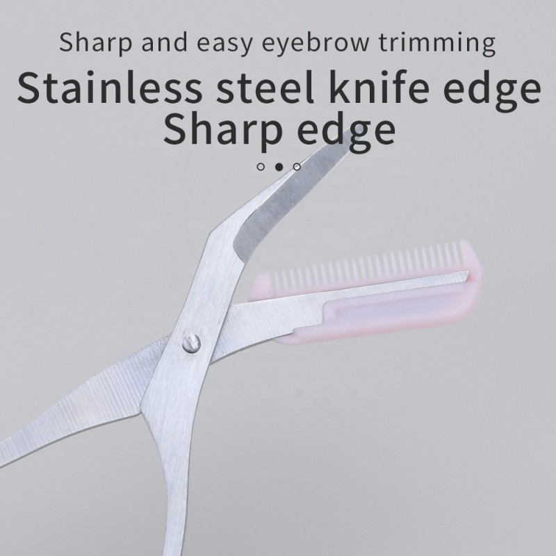 Beauty Scissors Factory - Curved Straight Blade Stainless Steel