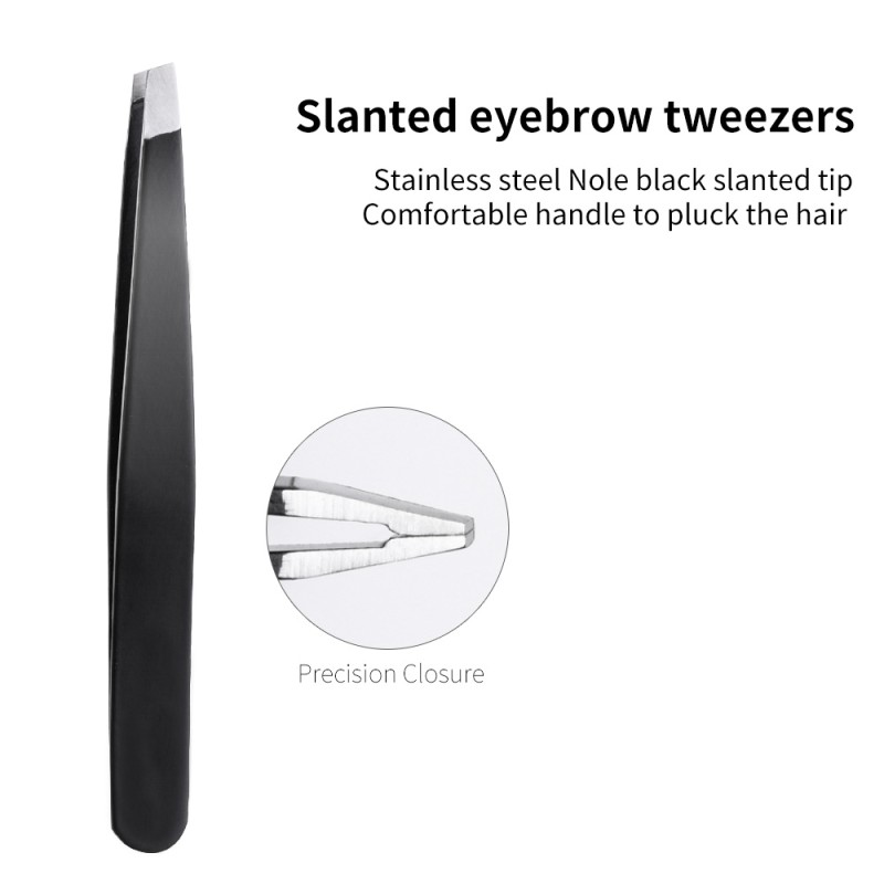 Eyebrow Scissors Set Supplier - Hot Sale 4pcs Eco-friendly Black