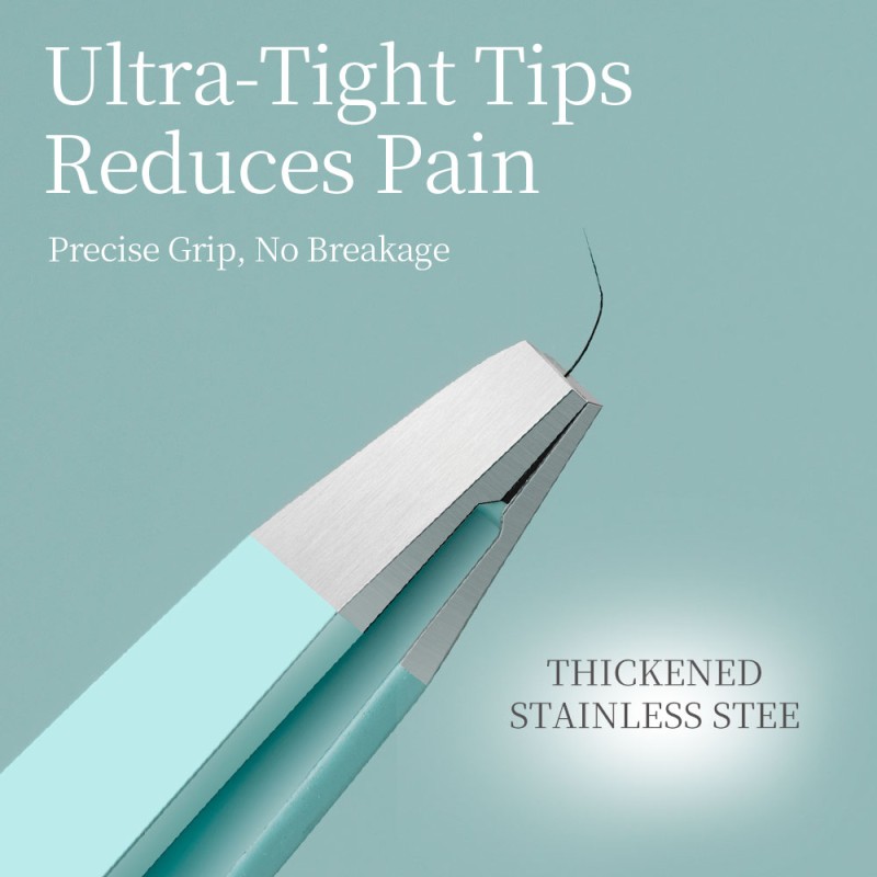 Eyebrow Tweezers Factory - Factory Price 4PCS with Leather Case