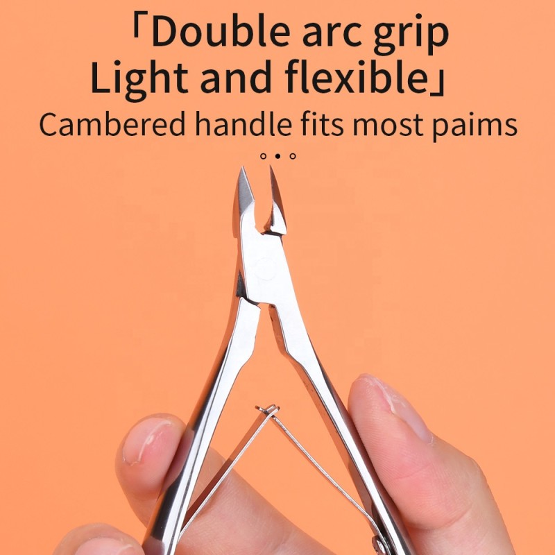 Cuticle Nipper Supplier - Customize Silver Color Stainless Steel