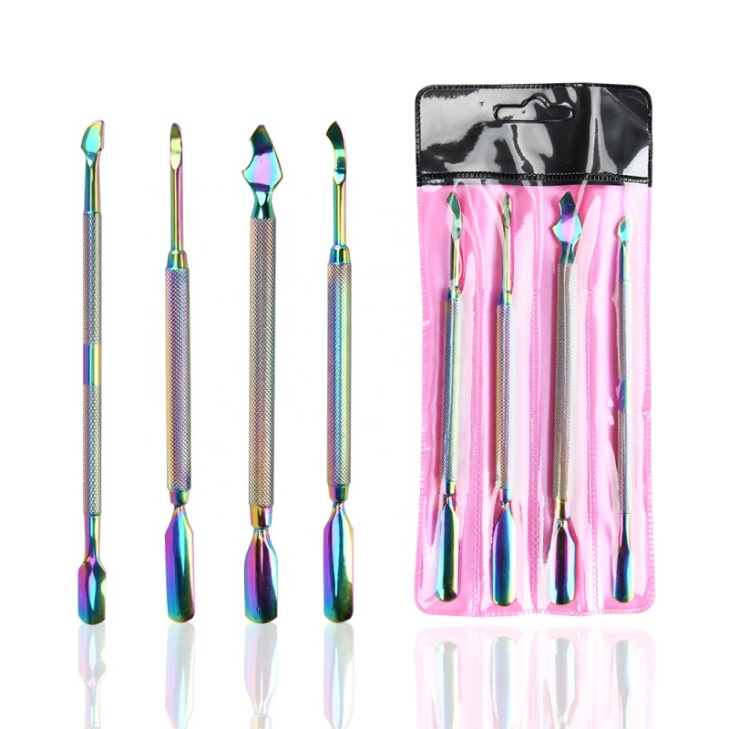 Nail Art Tool Manufacturer - 2024 New Arrivals Rainbow Pusher