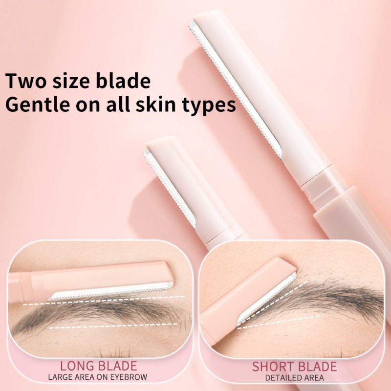Eyebrow Trimmer Supplier - New Trend 2-in-1 Double Ended Blade