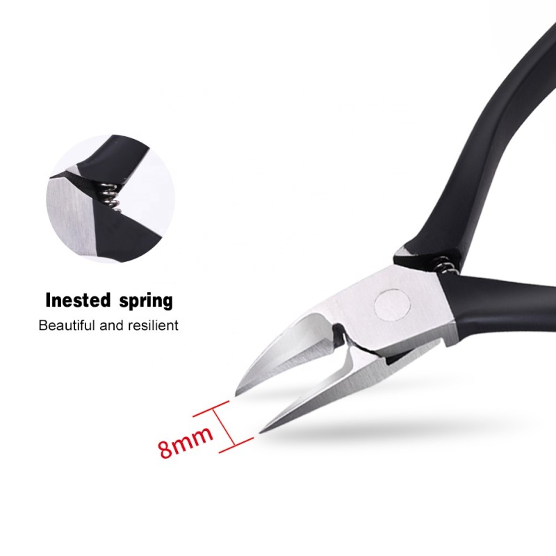 Nail Nipper Supplier - High Quality Sharpen Black Cuticle
