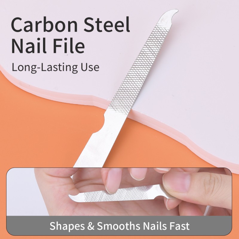 Manicure Set Manufacturer - Custom Logo 6pcs Carbon Steel Kit