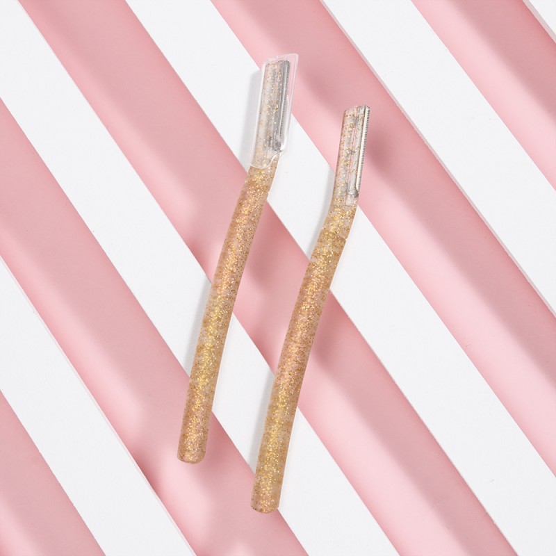 Eyebrow Trimmer Factory - New Trending Glitter Handle Dermaplane