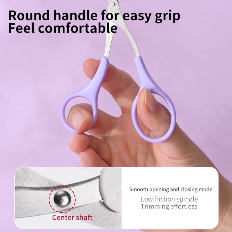 Eyebrow Grooming Kit Supplier - New Arrival 3pcs Makeup Purple