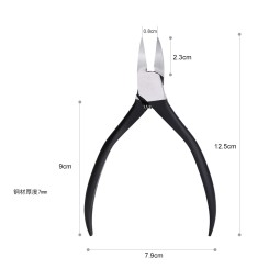 Nail Nipper Supplier - High Quality Sharpen Black Cuticle