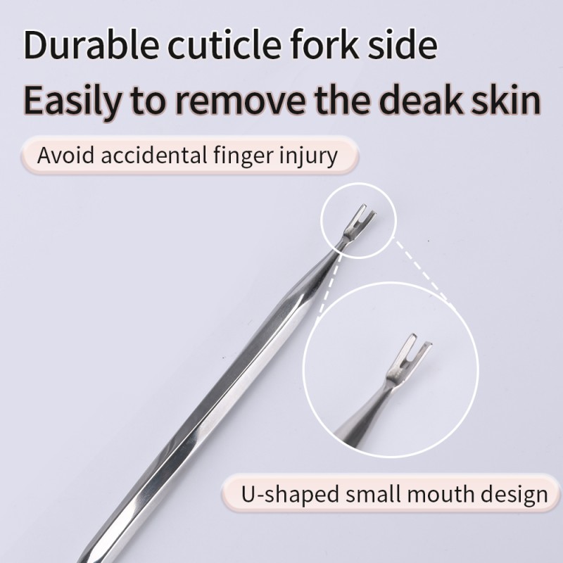 Cuticle Pusher Supplier - Newest Dual-Ended Twist Handle
