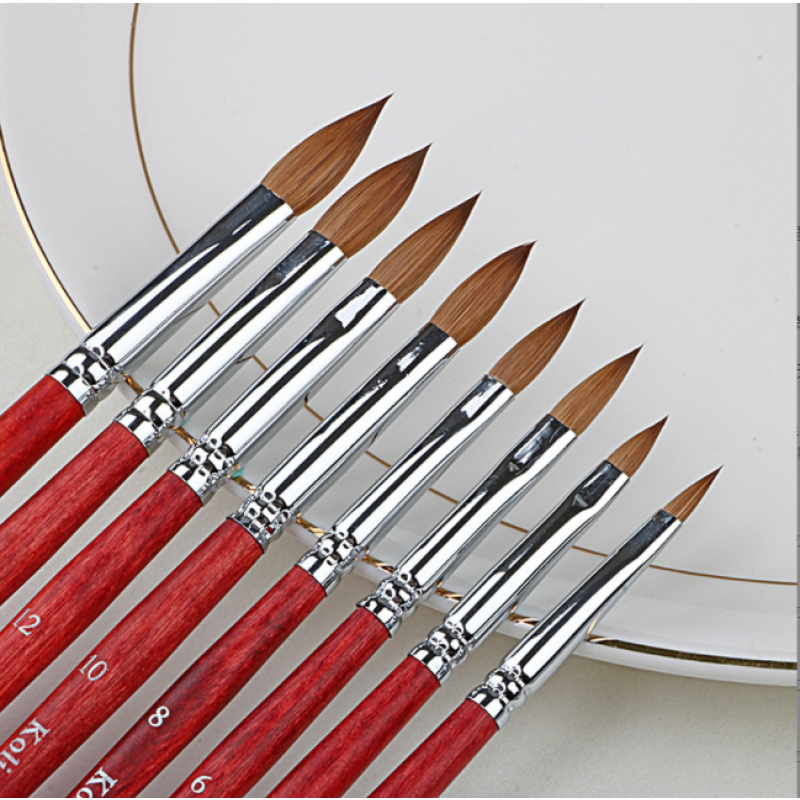Nail Art Brush Manufacturer - Professional Wood Handle Kolinsky