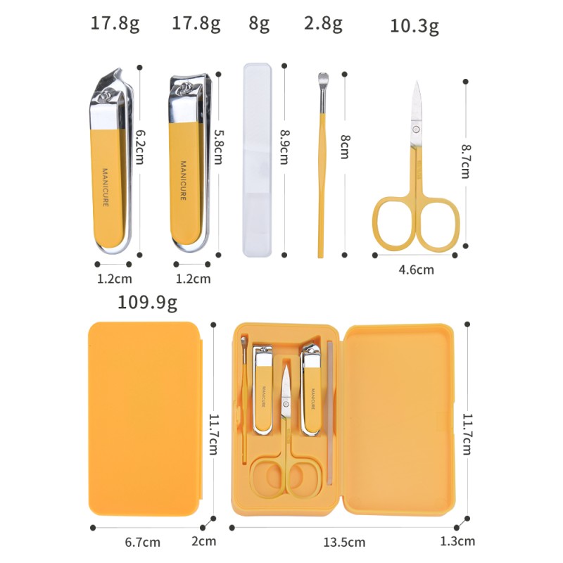 Nail Clipper Kit Manufacturer - Portable 5pcs Women Gift Set