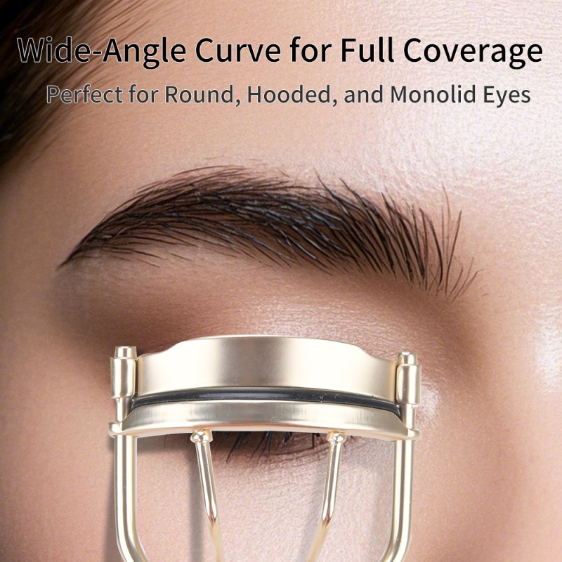 Eyelash Curler Supplier - Metal Custom Gold Plate Quality Steel