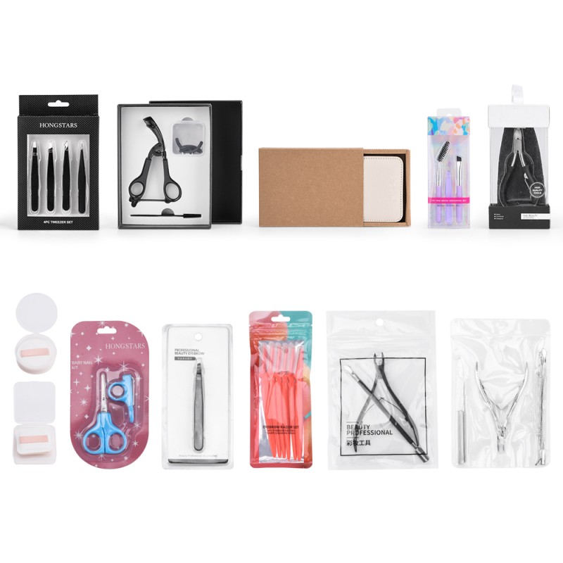 Beauty Tools Set Manufacturer - New Leather Case 4pcs Makeup Set