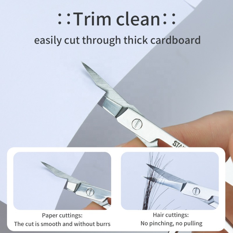 Eyelash Scissors Factory - Customized New Styles Curved Trimmer