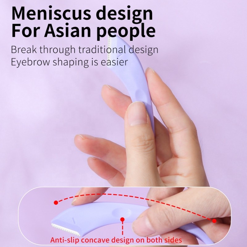 Eyebrow Grooming Kit Supplier - New Arrival 3pcs Makeup Purple