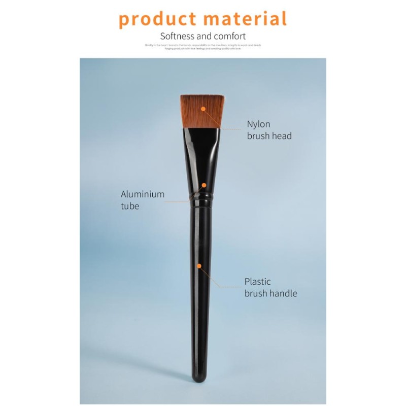Face Mask Brush Supplier - New Vegan Soft Bristles Mineral