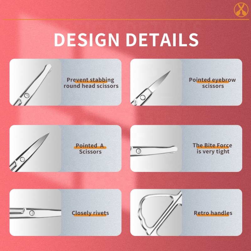 Makeup Scissors Factory - Shell Shape Nose Hair Eyebrow