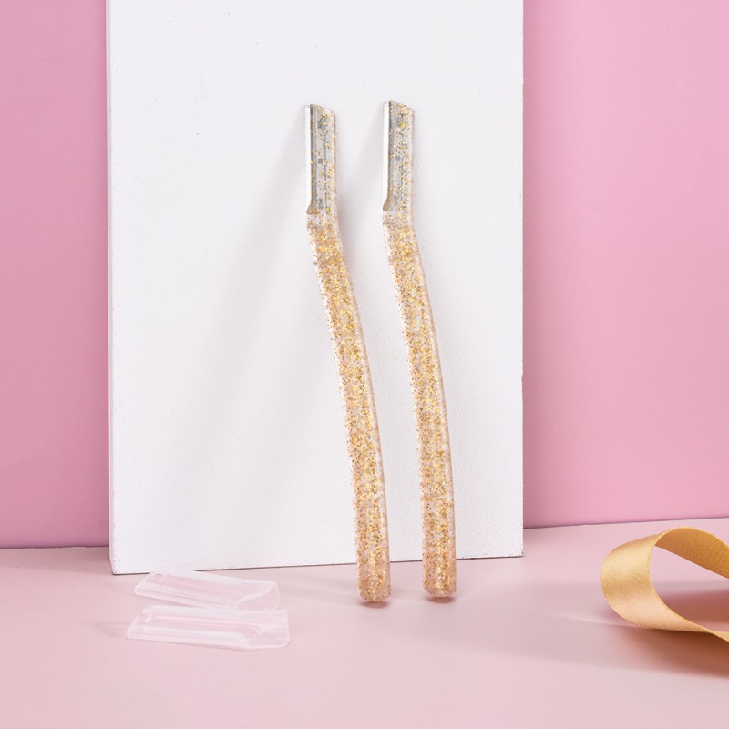 Eyebrow Trimmer Factory - New Trending Glitter Handle Dermaplane