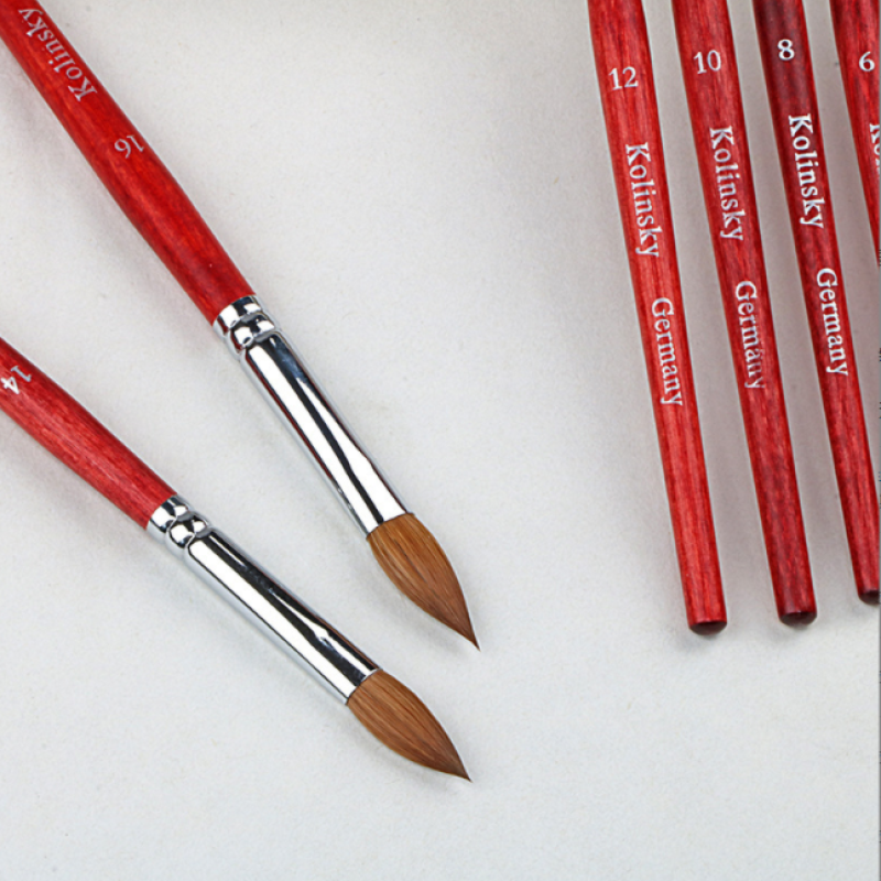 Nail Art Brush Manufacturer - Professional Wood Handle Kolinsky