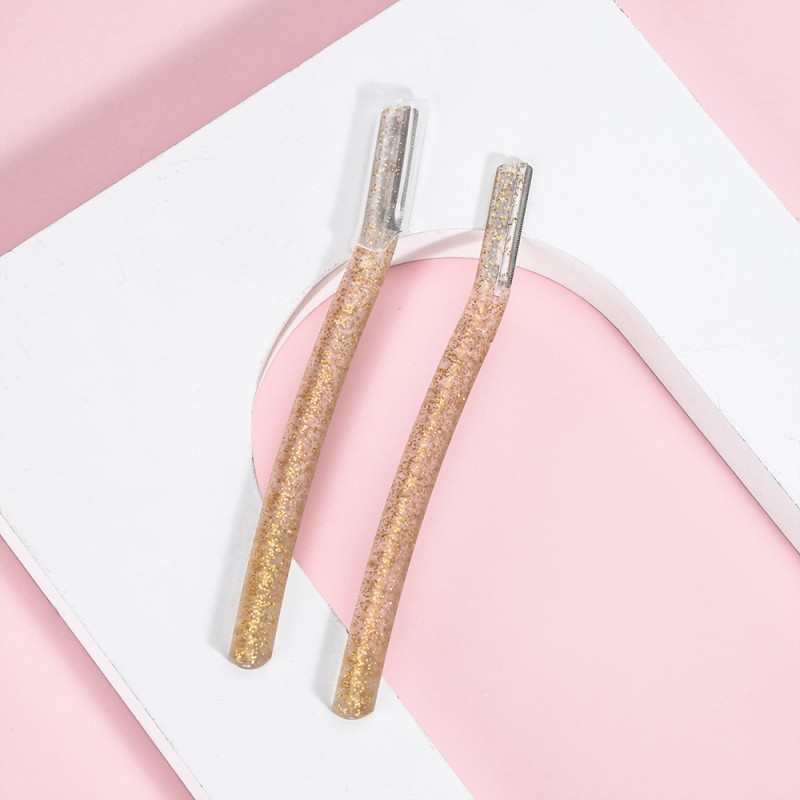 Eyebrow Trimmer Factory - New Trending Glitter Handle Dermaplane