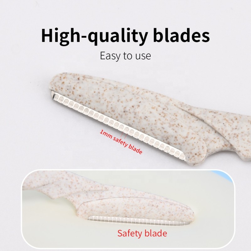Eyebrow Razor Set Manufacturer - Wheat Straw Eco-friendly Facial