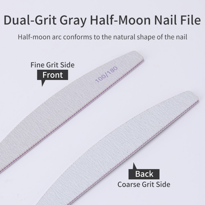 Nail File Manufacturer - Custom Logo Curved Zebra Emery Boards