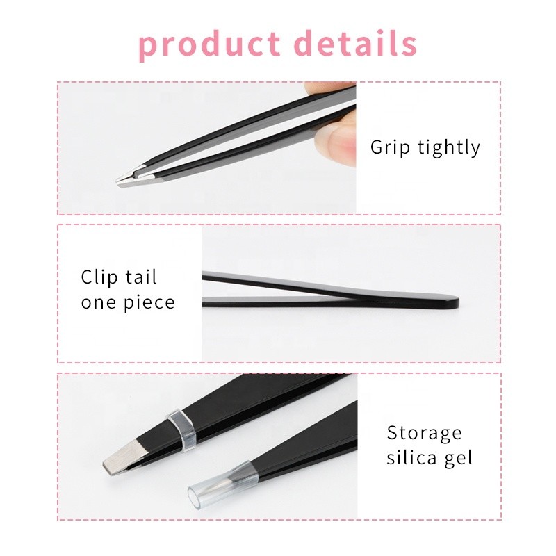 Eyebrow Tweezer Set Supplier - Travel Private Label 4pcs Set