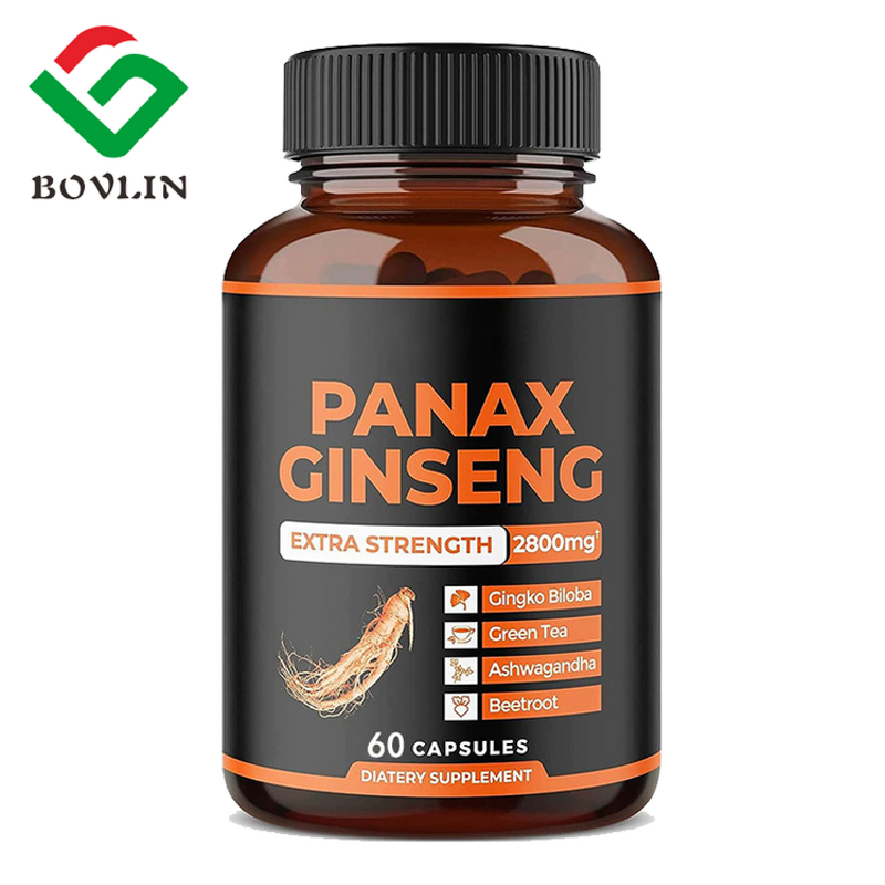 Panax Ginseng Capsules Manufacturer - Private Label & Bulk Extract 60 Capsules