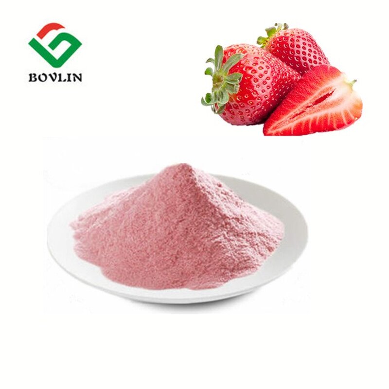 Organic Strawberry Extract Powder Manufacturer - Freeze-Dried Fruit Juice Flavor Powder