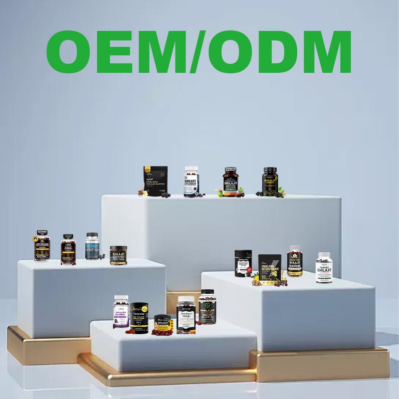 Pure Shilajit Extract Capsules Manufacturer - Himalayan Herbal Food Grade in Plastic Container