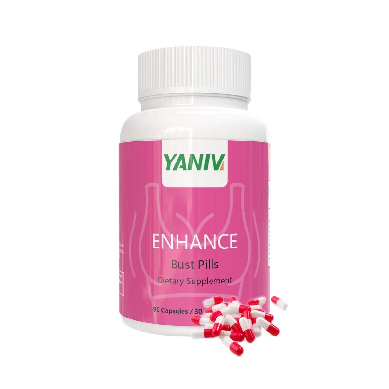 Breast Enlargement Capsules Manufacturer - Herbal Extract, Food Grade, 90 Count