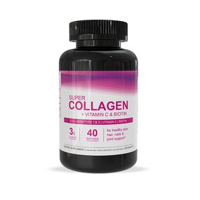 Collagen Peptide Tablets Manufacturer - with Vitamin C for Hair, Skin, Nails & Joints